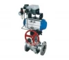 High Quality Performance Pneumatic Flanged Ball Valves With Manual Function