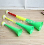 high quality plastic cheering horn , toy plastic football fans cheer trumpet