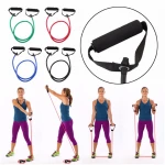 High Quality Resistance Bands with Handles Yoga Pull Rope Elastic Fitness Exercise Tube Band for Home Workouts Strength Training