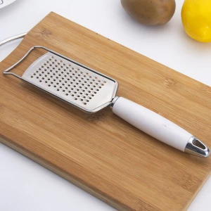 High quality stainless steel manual cheese lemon grater with plastic handle