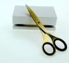 High Quality Stainless Steel Scissors with silicone handle rings
