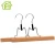 Import High quality wooden pants hanger trouser hanger skirt hanger with clips from China