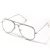 Hip hop iced out custom cz gold plated eyeglasses frames for men 2021