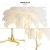Home Decoration Modern Tree Standard Lights Feather Floor Lamp For Hotel For Living Room