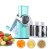 Import Home use Mini Manual Round Food Slicer Grinder, Rotary Cheese Grater for Vegetable Fruit Shredding/Slicing/Crushing from China