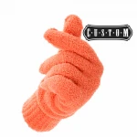 Home washing mitt Chenille Eco friendly custom soft microfiber Dusting washing Mitt household cleaning glove for bedroom, gaps