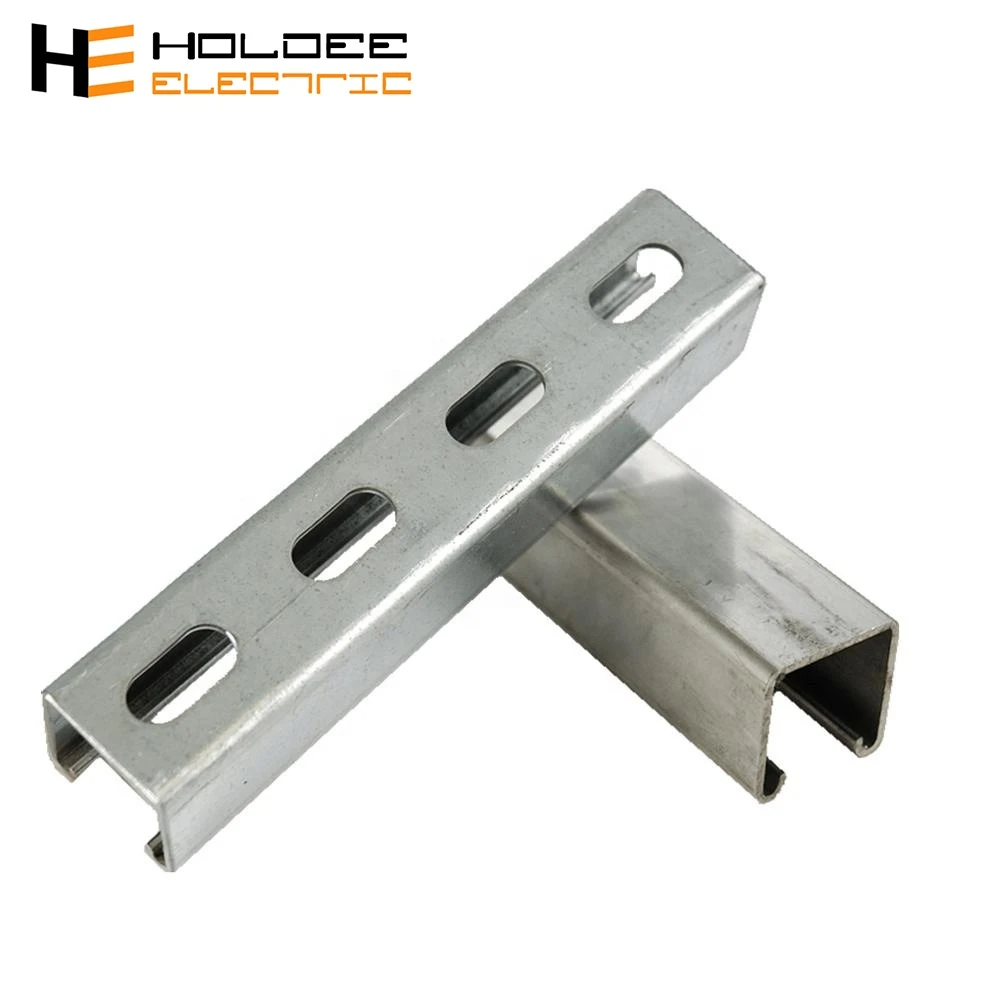 Hongyi lightweight stainless steel u channel c channel roller track strut type / steel c channel profile