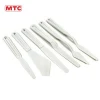 Hot Arts And Crafts Supplies White 6 Pcs Plastic Painting Knife Palette Knife 6pcs Assorted Plastic Painting Palette Knife Set
