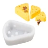 Hot Sale 3d Cheese Shaped Silicone Cake Molds Mousse Mold for Bake Cake Silicone Mold Chocolate