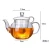 Import Hot Sale 400ml Transparent High Borosilicate Glass Teapot Tea Pot With Infuser from China