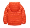 Hot sale baby winter packable down jacket with hood