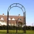 Import Hot sale Black Metal Garden Arch With Gate from China