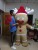 Import Hot sale CE cartoon Inflatable gingerbread man mascot costume adults  Christmas costumes for party from China