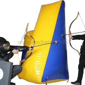 Hot sale cheap inflatable paintball bunker for archery games used for rental for sale