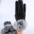 Import HOT SALE CHECKED FUR CUFF GLOVES PO FUR LEATHER FASHION WOMEN GLOVE from China