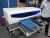 Import Hot sale CMYKW full color industry M2 Plate DTG Flatbed digital printing machine for school uniform cotton fabric shoes from China
