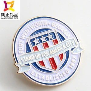 hot sale custom logo design lapel pins from china manufacturer