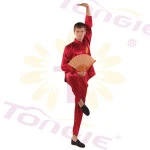 Hot sale high quality China kung fu costume martial arts wear for man in red color