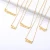 Import Hot Sale Letter Pendant Necklace Gold Plated Jewelry Necklace Korean Necklace from China