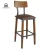 Import Hot sale low price restaurant furniture Industrial-Style custom PLYwood veneer PU leather bar chair use for restaurant or bar from China