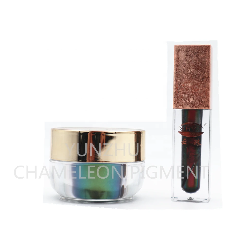 Hot sale nail mirror color change powder cosmetic chameleon pigment