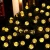 Import Hot Sale plastic ball  30 pcs  indoor outdoor garden christmas LED solar string Lights from China