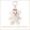 Hot Sale Plush Yellow Duck Keychain Toy Custom