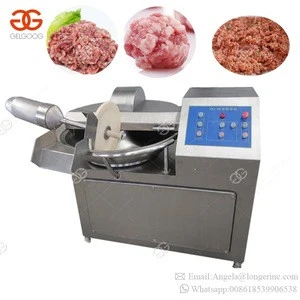 Hot Sale Small Home Used Electric Stainless Steel Blender Vegetable Chopper Cutting Sausage Meat Mixer Bowl Cutter Machine Price