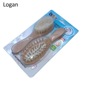 Hot sale Wooden Baby Hair Brush and Comb Set Best Baby Shower and Registry Gift