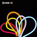 Hot sell custom outdoor waterproof 12v 24v neon flex rope rainbow decoration LED neon light