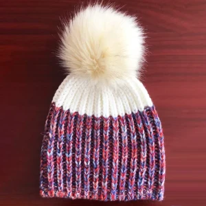 Hot Selling Marl Color Acrylic Material Wool Cap For Cold Weather