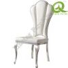 Hot selling modern style printing stainless steel dining chair for living room