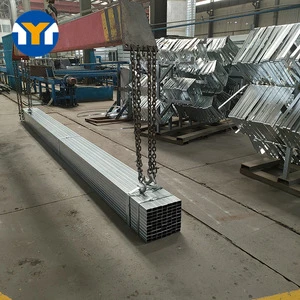 Hot Selling Pre Galvanized Square Carbon Steel Pipe Galvanised Fence Square Rectangular Tube For Construction Steel Tube GI Pipe