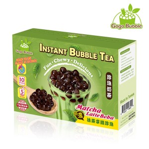 Hot Selling Product Matcha flavor boba Instant bubble tea