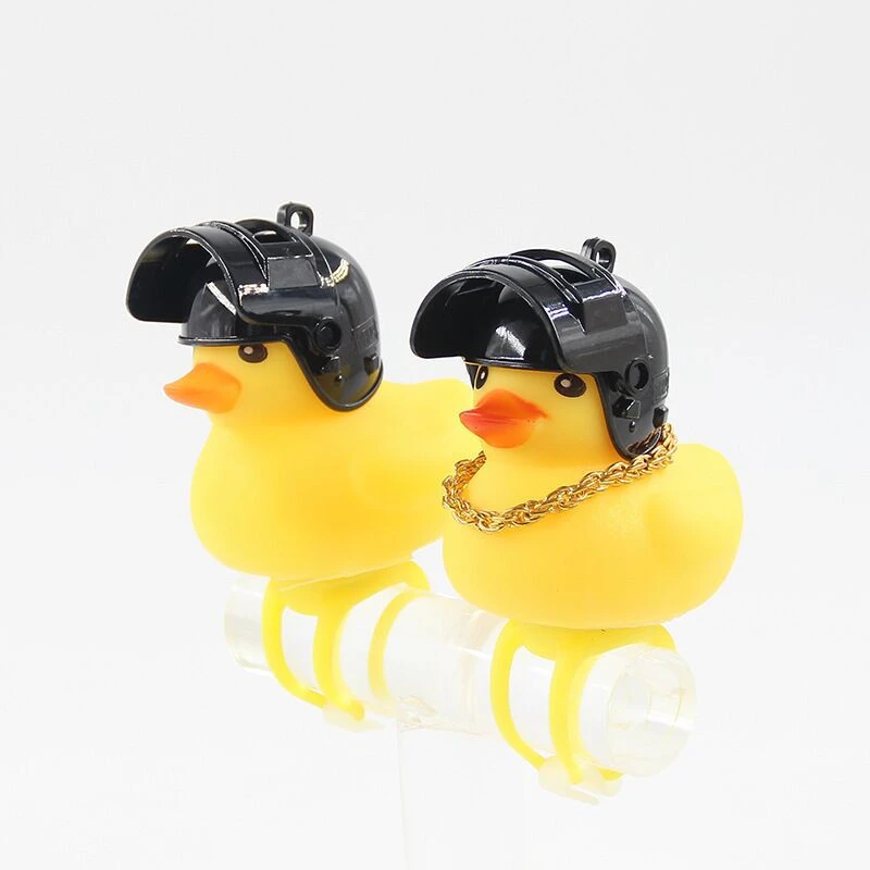Hot Selling Promotion Gift Bike Lights Rubber Duck Led Bike Bicycle Accessories Horn Bell Lights
