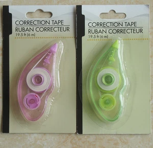 Hot Selling Stationery Office  Yellow Correction Tape