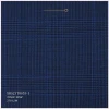 Hot Selling Worsted Merino Wool Polyester Fabric Wool Blend Check Fabric for Mens Suits
