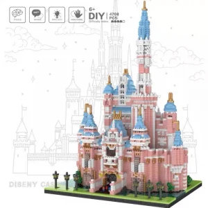 Hot Style Compatible with Micro Drill Small Particle Puzzle Assembly Childrens Toy Plastic Pipe Blocks Building Toys
