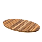 hotel waterproof non slip original natural solid rectangle teak bamboo spa shower bath mat SPA shower sticker mat