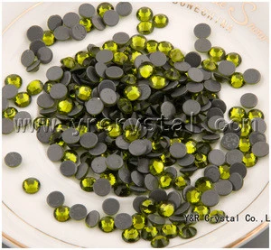 Hotfix ss20 Olivine color Rhinestones Crystal wholesale FlatBack Seed Beads for Shoes Nail Art/Garment Accessories