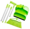 Household Cleaning Tools and Accessories folding broom and dustpan set, dustpan and brush set with long handle