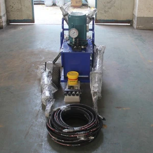 hydraulic rock splitter with electric power unit for sale