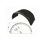 Impact resistant 2 years warranty truck auto accessories and parts for mudguard for scania