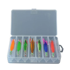 In Stock14 /10Compartments   Fishing Tackle Lure Case Egi Squid Jig Minnows Bait Reversible Double Sided Fishing Lure Tackle Box