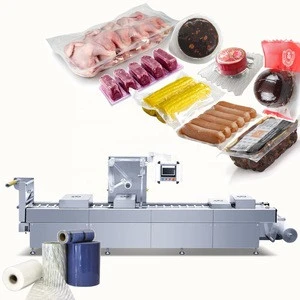 industrial fish vacuum packing machine meat automatic thermoforming vacume fish packaging machine manufacturer