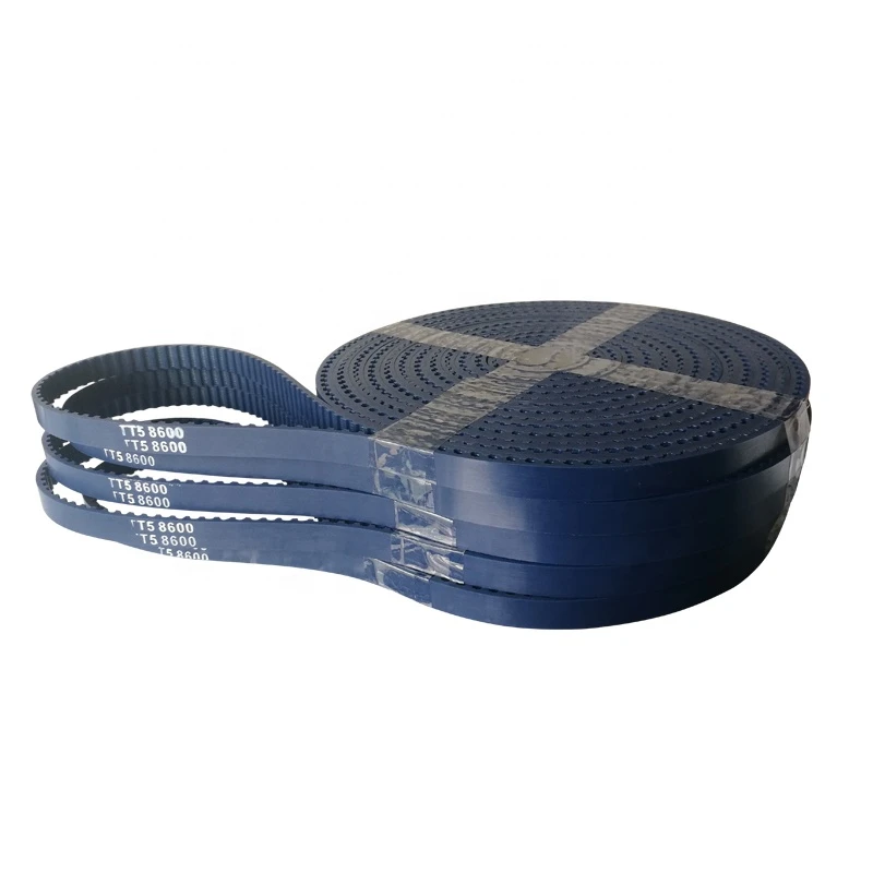 Industrial jointed open ended PU blue TT5 timing belt