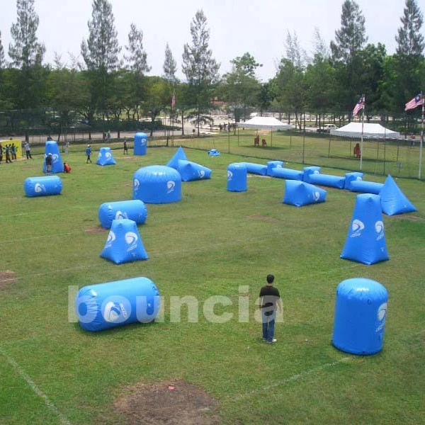 Inflatable Paintball Obstacle / Cheap Paintball Bunkers For Sport Games