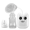 integrated breast pump Silicone BPA Free Breast Milk Pump With PP Bottles dual usb electric breast pump price