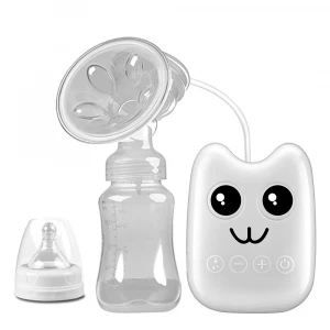 integrated breast pump Silicone BPA Free Breast Milk Pump With PP Bottles dual usb electric breast pump price