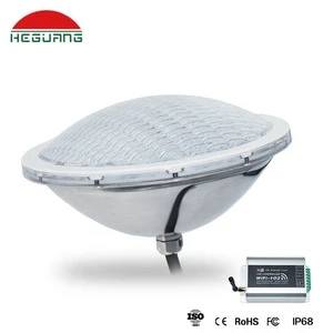 IP68 waterproof 4 wires RGB WIFI control 316 stainless steel 24W 12V PAR56 led swimming pool lights